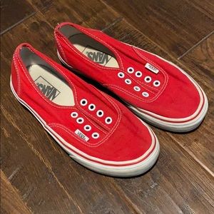 Red Vans
